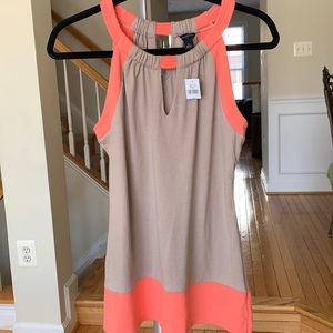 NWT Banana Republic Beige Coral Sleeveless Top S